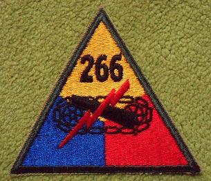 266th Armored Division Patch